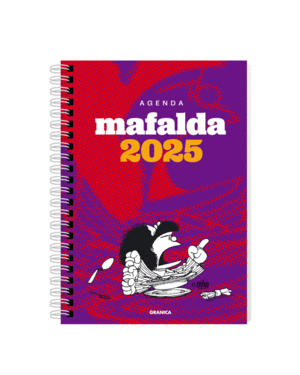 AGENDA MAFALDA 2025, PARA LA MUJER ANILLADA VIOLETA-ROJA