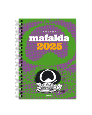 AGENDA 2025 MAFALDA PARA LA MUJER ANILLADA VERDE-GRIS